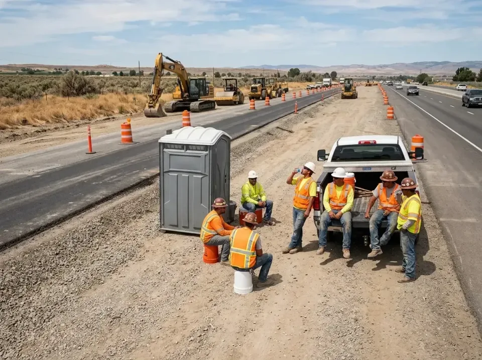 highway-road-construction-crew-007 — frequently asked questions, Porta Potty and Restroom Rentals in Terrace Heights, WA